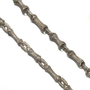 Tiffany Co Chain Necklace Nature Bamboo Silver